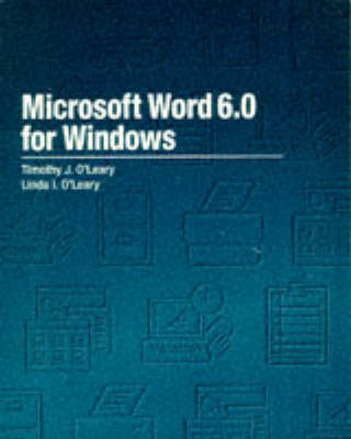 Cover of Microsoft Word 6.0 for Windows