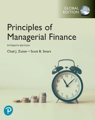 Book cover for Principles of Managerial Finance plus Pearson MyLab Finance with Pearson eText, Global Edition