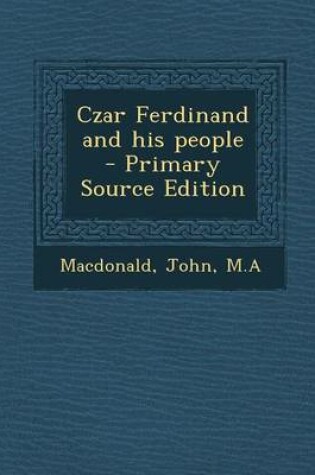 Cover of Czar Ferdinand and His People