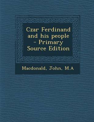 Book cover for Czar Ferdinand and His People