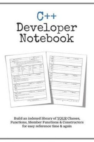 Cover of C++ Developer Notebook