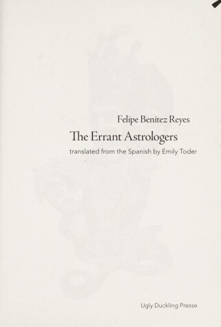 Book cover for The Errant Astrologers