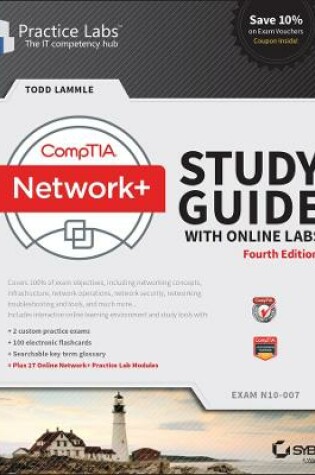 Cover of CompTIA Network+ Study Guide, 4e with Online Labs – N10–007 Exam