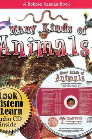 Cover of Package - Many Kinds of Animals - CD + Hc Book
