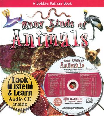 Cover of Package - Many Kinds of Animals - CD + Hc Book