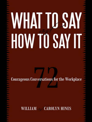 Book cover for What to Say and How to Say It