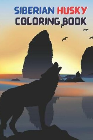 Cover of Siberian Husky coloring book