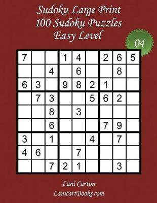 Cover of Sudoku Large Print - Easy Level - N°4