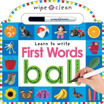 Book cover for Wipe Clean: First Words