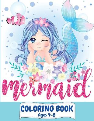 Book cover for Mermaid Coloring Book for Kids