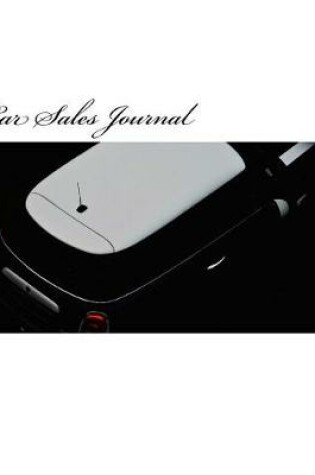 Cover of Car Sales Journal