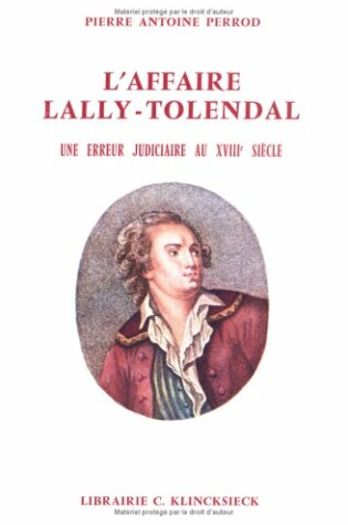 Cover of L'Affaire Lally-Tolendal