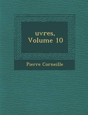 Book cover for Uvres, Volume 10