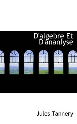 Book cover for D'Algebre Et D'Ananlyse