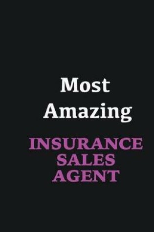 Cover of Most Amazing Insurance sales agent