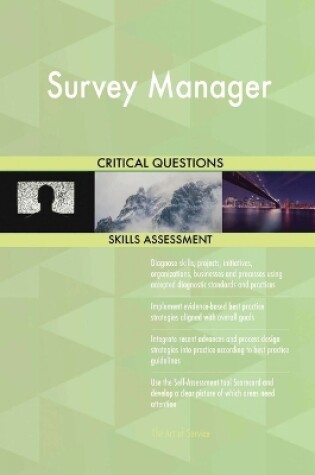 Cover of Survey Manager Critical Questions Skills Assessment