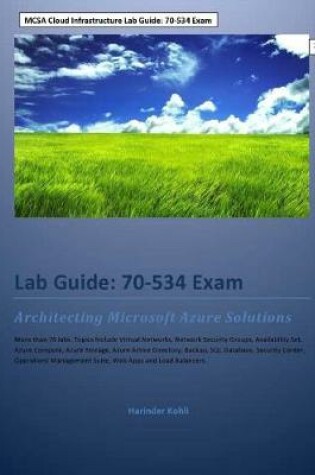 Cover of MCSA Cloud Infrastructure Lab Guide