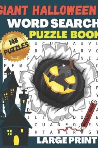 Cover of Giant Halloween Word Search Puzzle Book