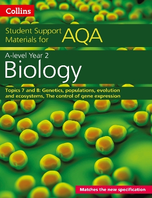 Book cover for AQA A Level Biology Year 2 Topics 7 and 8