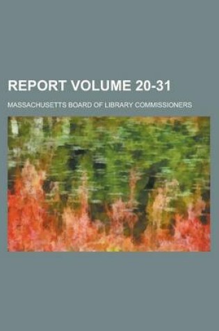 Cover of Report Volume 20-31