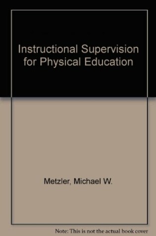 Cover of Instructional Supervision for Physical Education