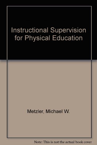 Book cover for Instructional Supervision for Physical Education