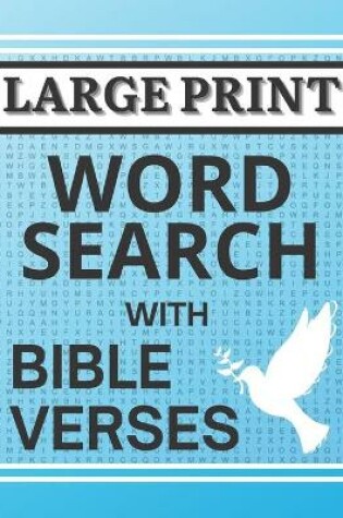 Cover of Large Print Word Search with Bible Verses