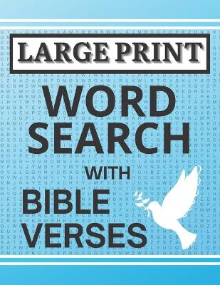 Cover of Large Print Word Search with Bible Verses