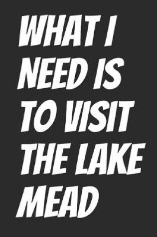 Cover of What I Need Is To Visit The Lake Mead