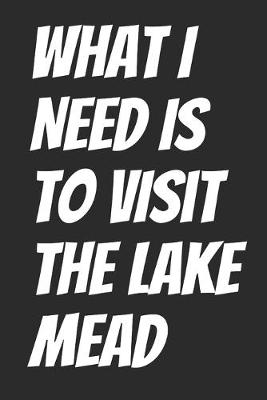 Book cover for What I Need Is To Visit The Lake Mead