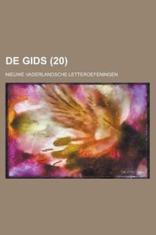 Cover of de Gids; Nieuwe Vaderlandsche Letteroefeningen (20)