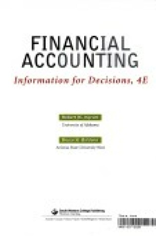 Cover of Financl Acctng INF Dec Ed4