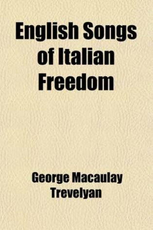 Cover of English Songs of Italian Freedom