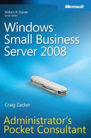 Cover of Windows Small Business Server 2008 Administrator's Pocket Consultant