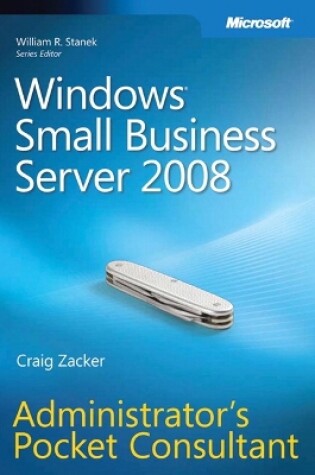 Cover of Windows Small Business Server 2008 Administrator's Pocket Consultant