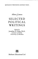 Book cover for Selected Political Writings