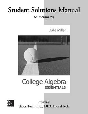 Book cover for Students Solutions Manual for College Algebra Essentials