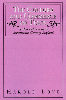 Book cover for The Culture and Commerce of Texts