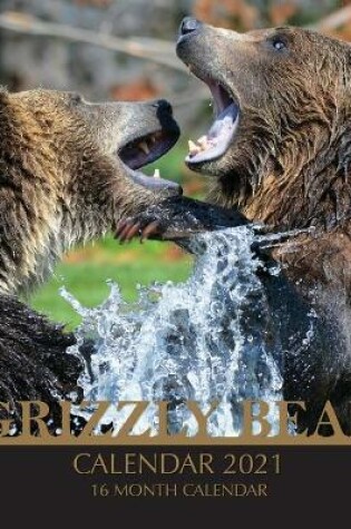 Cover of Grizzly Bear Calendar 2021