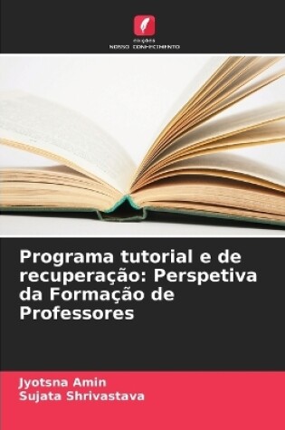 Cover of Programa tutorial e de recuperação