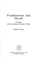 Book cover for Frankincense and Myrrh