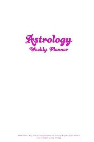 Cover of Astrology Weekly Planner