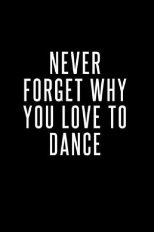 Cover of Never forget why you LOVE to dance