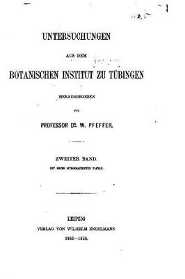 Book cover for Untersuchungen aus dem Botanischen Institut zu Tübingen