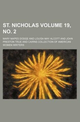 Cover of St. Nicholas Volume 19, No. 2