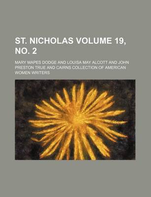 Book cover for St. Nicholas Volume 19, No. 2