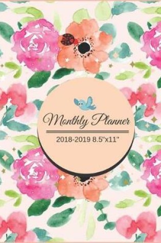 Cover of Monthly Planner 2018 to 19