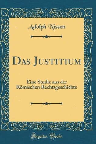 Cover of Das Justitium