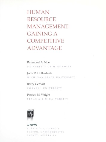 Book cover for Human Res Mgmt