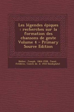 Cover of Les Legendes Epiques